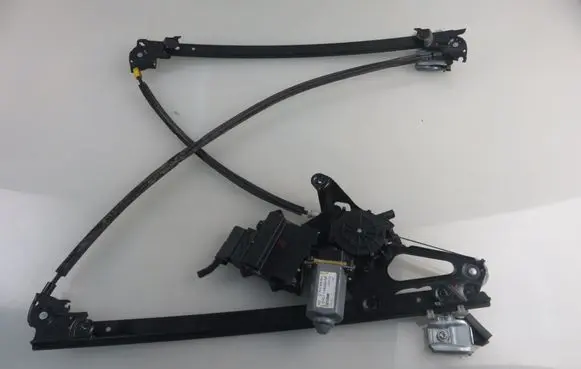 Volkswagen Sharan Front door window regulator with motor YM2114A389AA 7M3959801