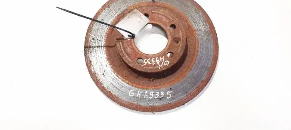 Peugeot 407 Rear brake disc neventiliuojamas