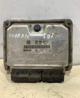 Volkswagen Sharan Engine control unit/module 038906019ET 28SA4848 0281010630