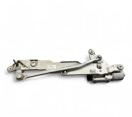 Front wiper linkage and motor