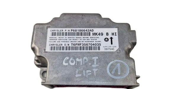 Jeep Compass Airbag control unit/module P68186642AD 39754C T6TMF356704035