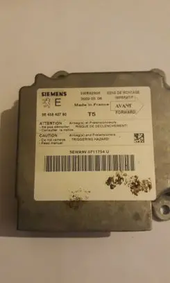 Peugeot 307 Airbag control unit/module 9645840780