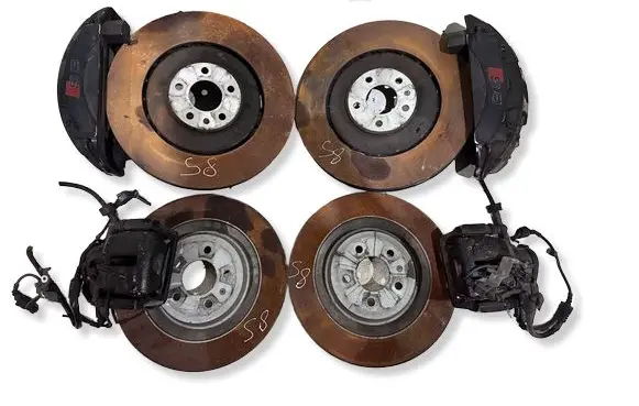 Audi A8 S8 D4 4H Brake discs and calipers set 4H0615106 4H0615106AS 0114