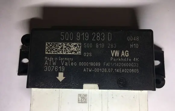 Skoda Octavia Mk3 (5E) Parking PDC control unit/module 5Q0919283D