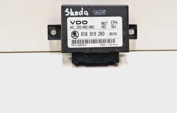 Skoda Fabia Mk1 (6Y) Parking PDC control unit/module 6Y6919283 BKY210R02641