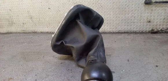 Opel Corsa D Gear lever shifter trim leather/knob