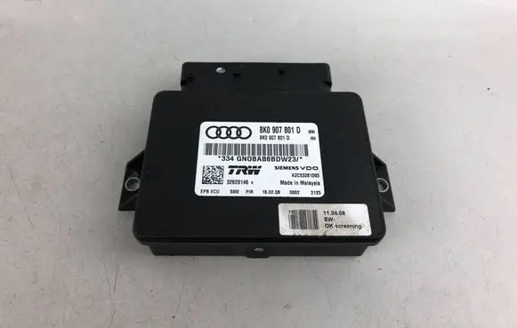 Audi A4 S4 B8 8K Hand brake control module 8K0907801D