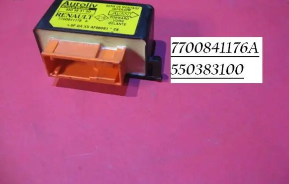 Renault Scenic I Airbag control unit/module 7700841176A 550383100