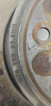 Ford F150 Rear brake disc K3615