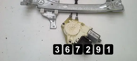 Front door window regulator with motor