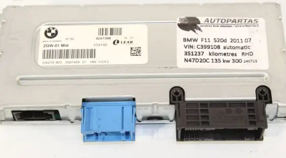 BMW 5 F10 F11 Comfort/convenience module 9247398 535218803 104142