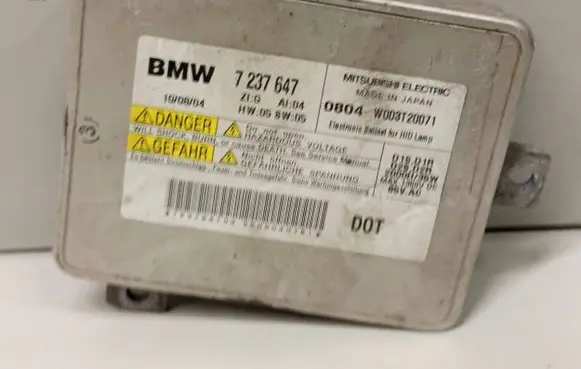 BMW 5 F10 F11 Headlight ballast module Xenon 7237647