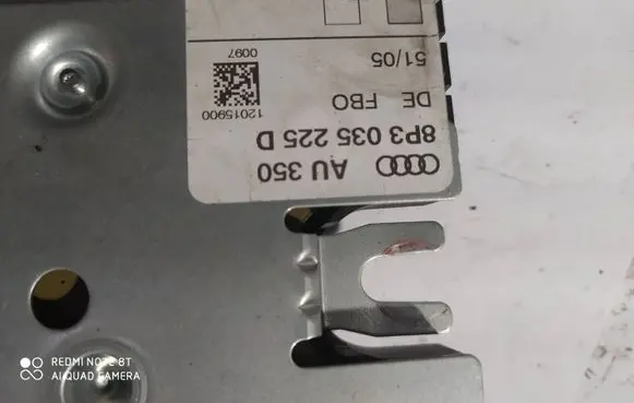 Audi A3 S3 8P Other control units/modules 8P3035225D