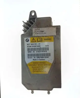 BMW 5 F10 F11 Airbag control unit/module 9231791 31923179101D 618307400C