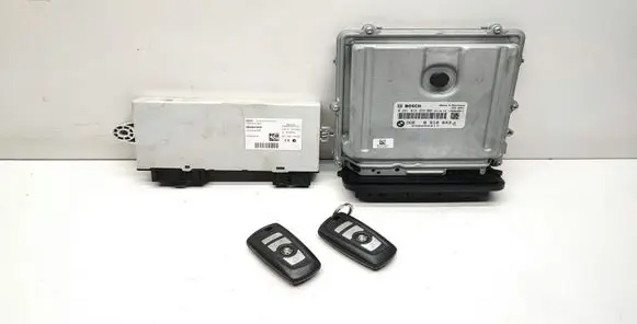 BMW 5 F10 F11 Engine ECU kit and lock set 8510643 0281016938 9241974