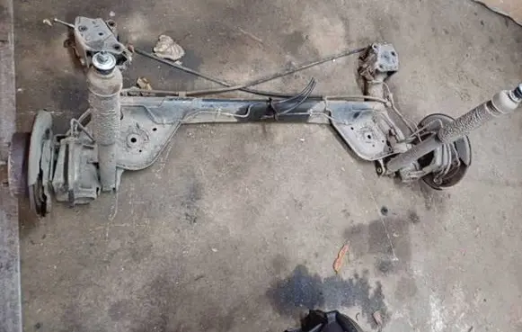 Rear axle beam