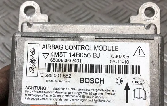 Ford Focus Airbag control unit/module 0285001552 4M5T14B056BJ 650060932401