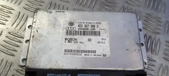 Audi A8 S8 D2 4D ESP (stability system) control unit 4d0907389d 0265109461