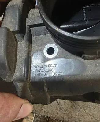 Peugeot 207 Throttle valve 757437980