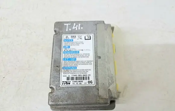 Honda Accord Airbag control unit/module 77960SEGG822M1