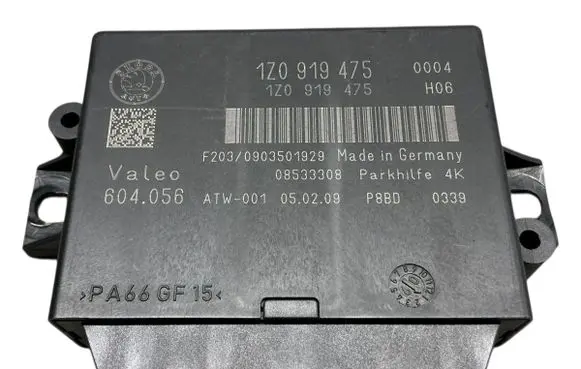 Skoda Superb B6 (3T) Parking PDC control unit/module 1Z0919475 604056 08533308