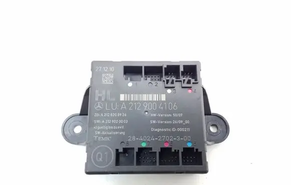 Mercedes-Benz C W204 Door control unit/module A2129004106