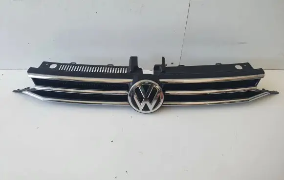Volkswagen Touran III Front bumper upper radiator grill 5TA853653B