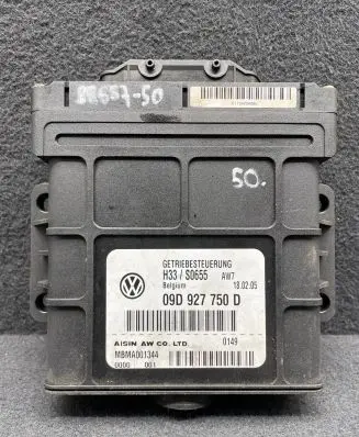 Volkswagen Touareg I Gearbox control unit/module 09D927750D MBMA001344