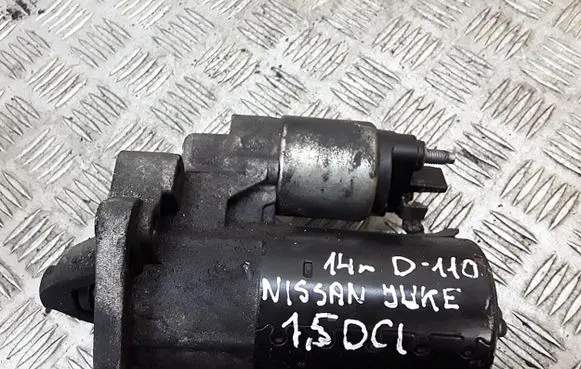 Nissan Juke I F15 Starter motor