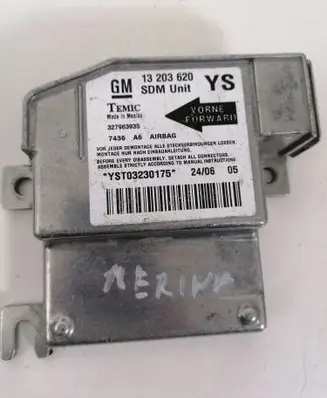 Opel Zafira A Airbag control unit/module 13203620