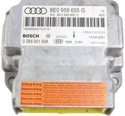Audi A4 S4 B7 8E 8H Airbag control unit/module 8E0959655G 0285001668