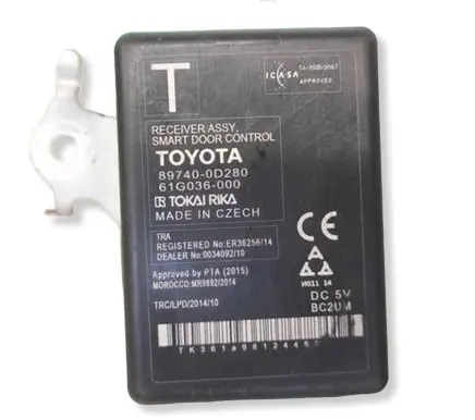 Toyota Yaris Tire pressure control unit 897600D070