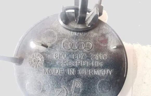 Audi A4 S4 B8 8K Rear bumper row hook cap/cover 8E0807241C
