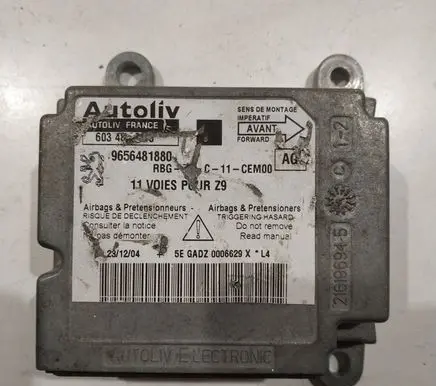 Peugeot 607 Airbag control unit/module 9656481880