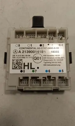 Mercedes-Benz E W213 Door control unit/module A2139001418 A2139027111