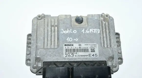 Fiat Doblo Engine control unit/module 51873210 0281017012