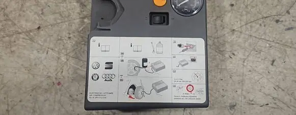 Ford Fiesta Tire air pump compressor DK8660 9868990 108000001