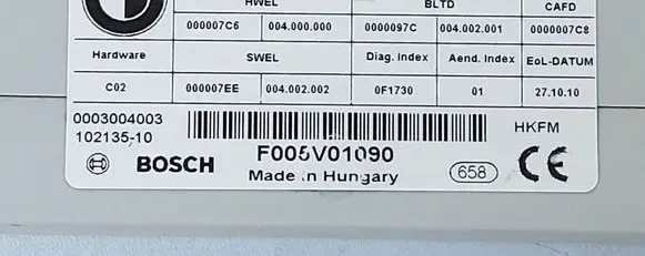 BMW 5 F10 F11 Tailgate/trunk control unit/module 7266666