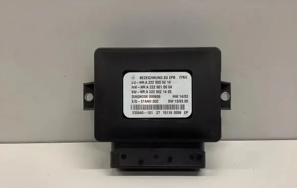Mercedes-Benz S W222 Hand brake control module A2229005210 A2229010904