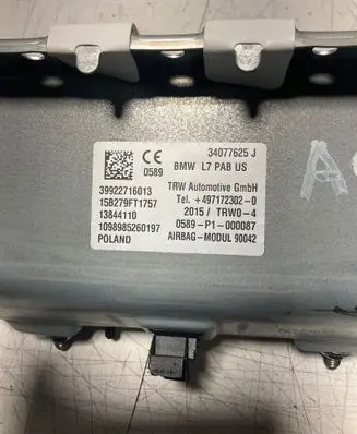 BMW 4 F36 Gran coupe Passenger airbag 497172302 39922716013 34077625J
