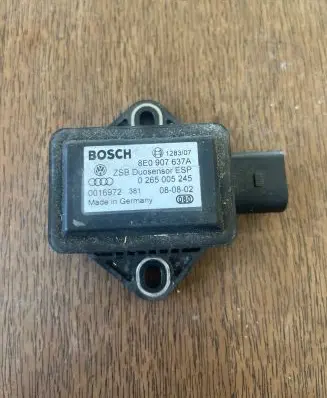 Audi A4 S4 B6 8E 8H ESP acceleration yaw rate sensor 8E0907637A 0016972 0265005245