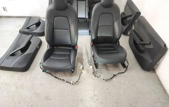 Tesla Model 3 Seat and door cards trim set 