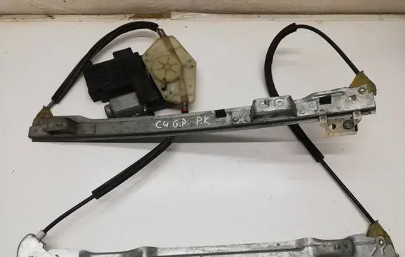Citroen C4 Grand Picasso Front door window regulator with motor 9682495880