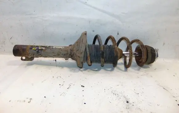 Front shock absorber with coil spring