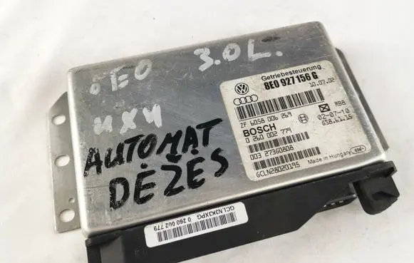 Audi A4 S4 B6 8E 8H Gearbox control unit/module 8E0927156G 0260002779 6058006269