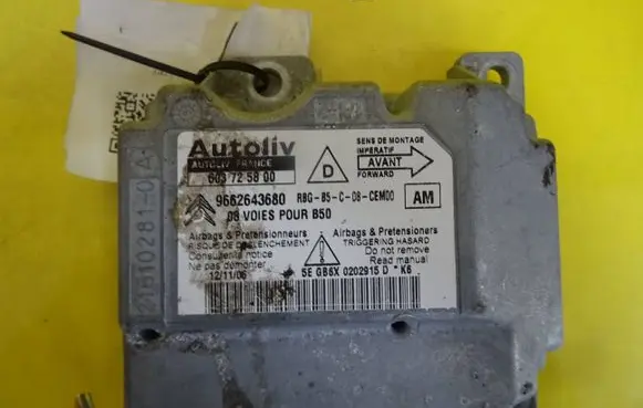 Citroen C4 I Airbag control unit/module 603725800 9662643680