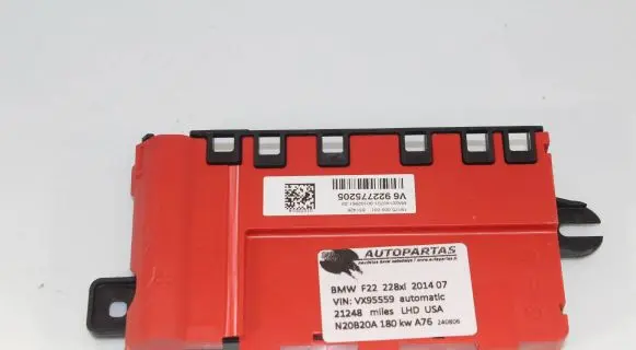 BMW 2 F22 F23 Fuse box set 922775205 01072014 19175000001