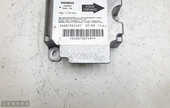 Opel Zafira A Airbag control unit/module 90582536