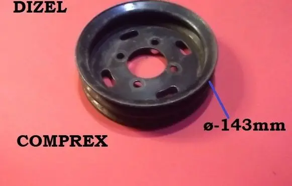 Mazda 626 Crankshaft pulley 140EF40R50