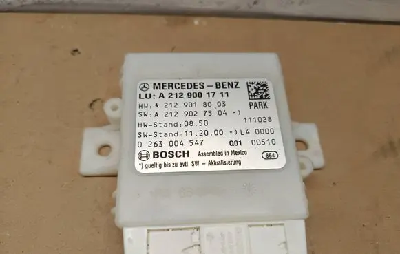 Mercedes-Benz E W212 Parking PDC control unit/module A2129001711 A2129018003 A2129027504